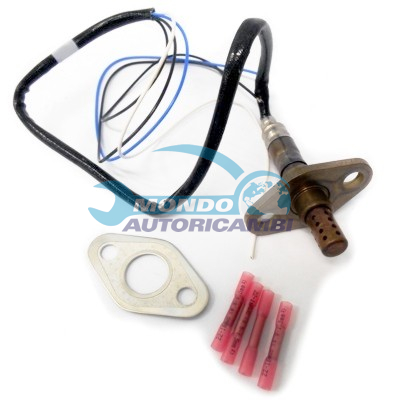 4-wire universal Zirconia oxygen sensor with body ground (Case ground), with flange